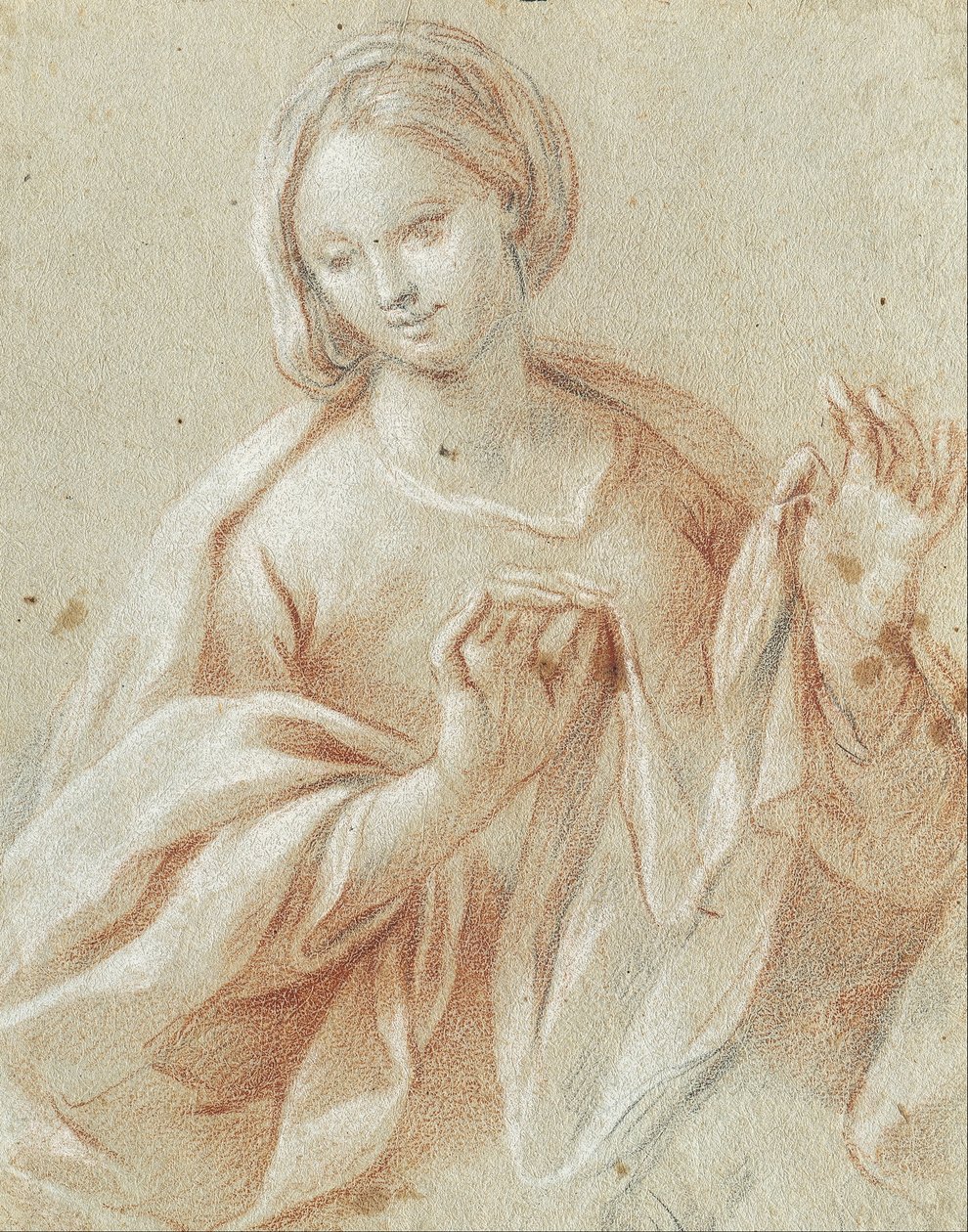 Estudio para la Madonna de Giovanni Paolo Melchiori