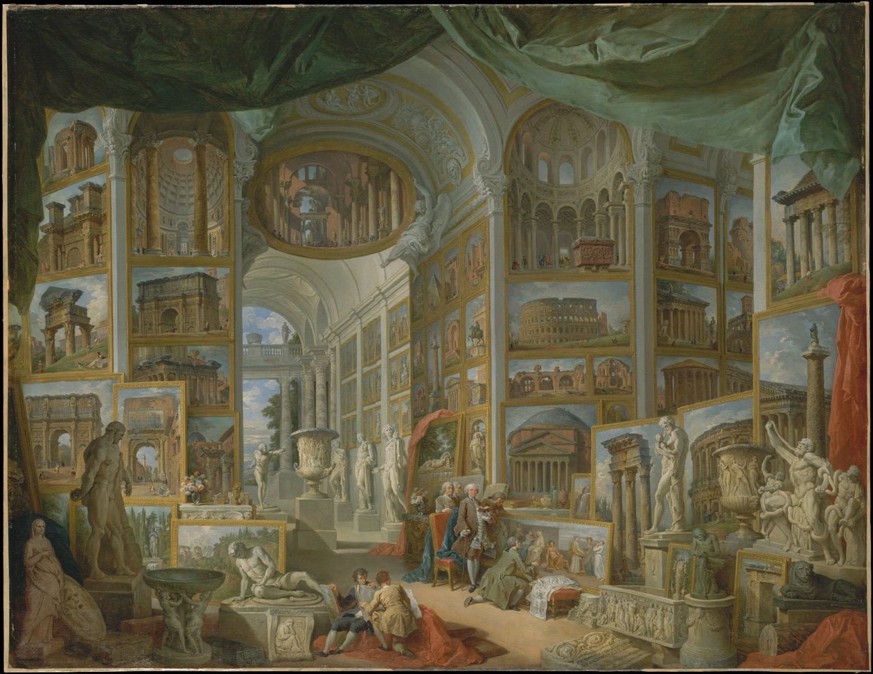 Roma antigua de Giovanni Paolo Pannini