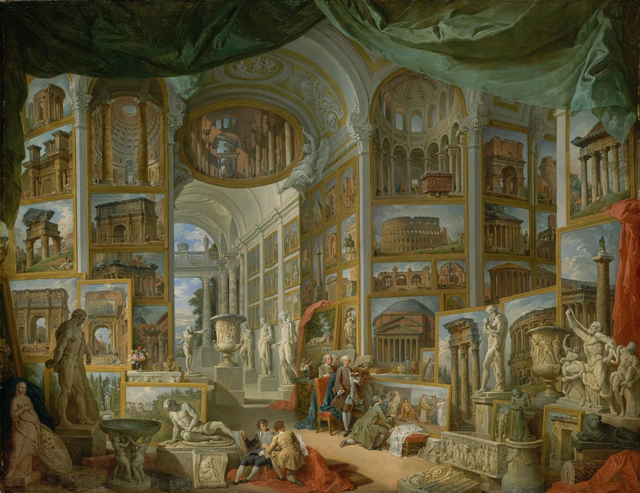 Roma antigua de Giovanni Paolo Pannini