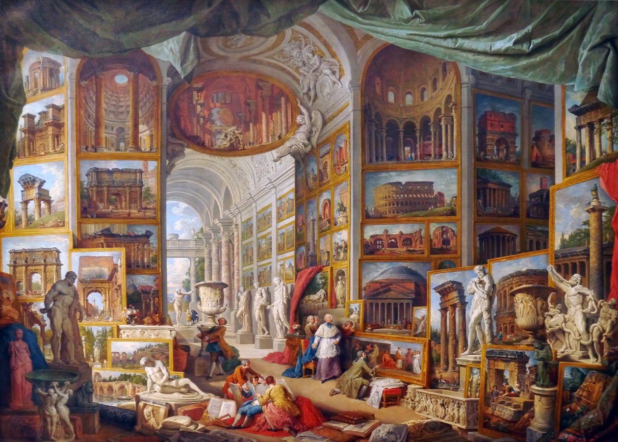 Galería de Vistas de la Antigua Roma de Giovanni Paolo Pannini