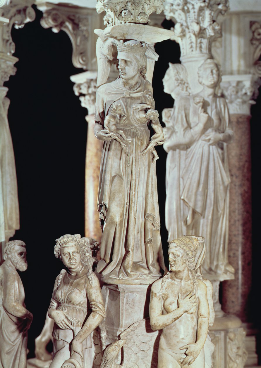 Púlpito (detalle) de Giovanni Pisano