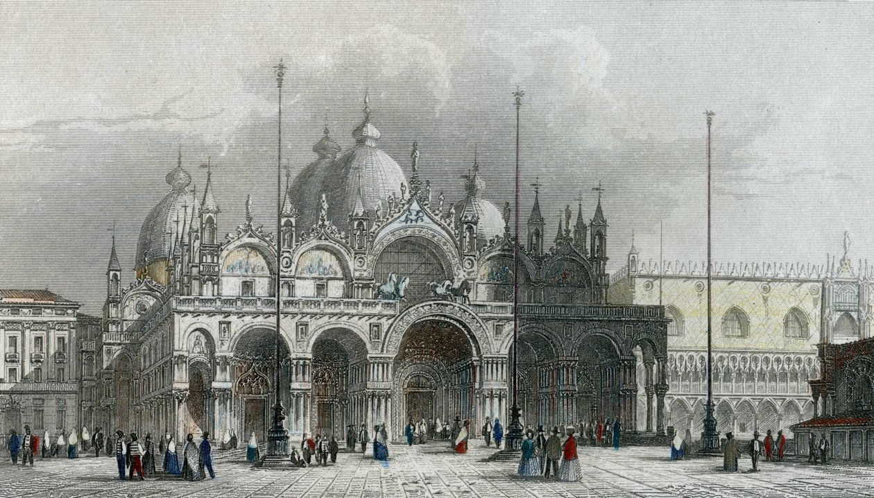 Basílica de San Marcos, Venecia de Giovanni Pividor