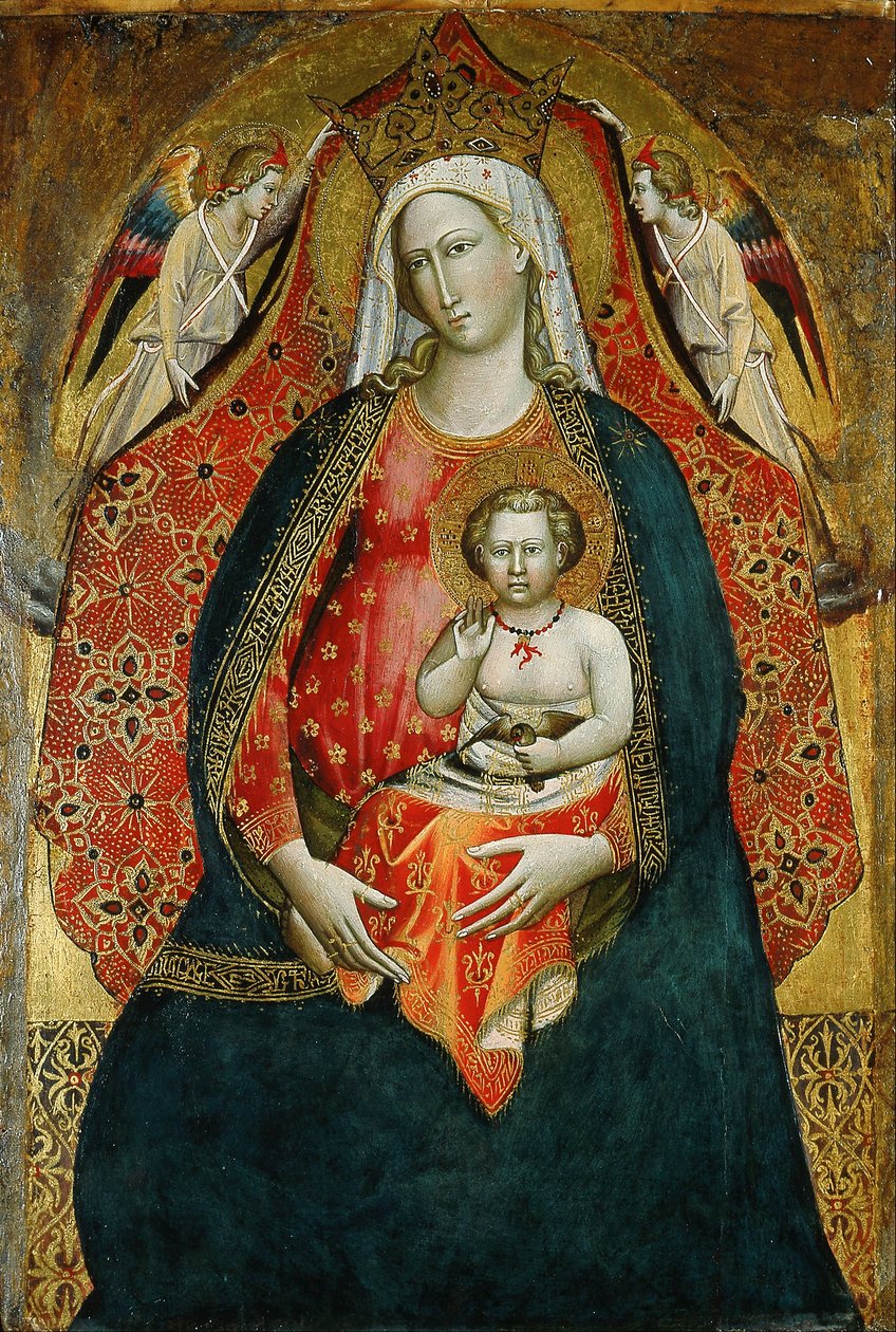 Madonna y el niño con ángeles de Giovanni di Marco