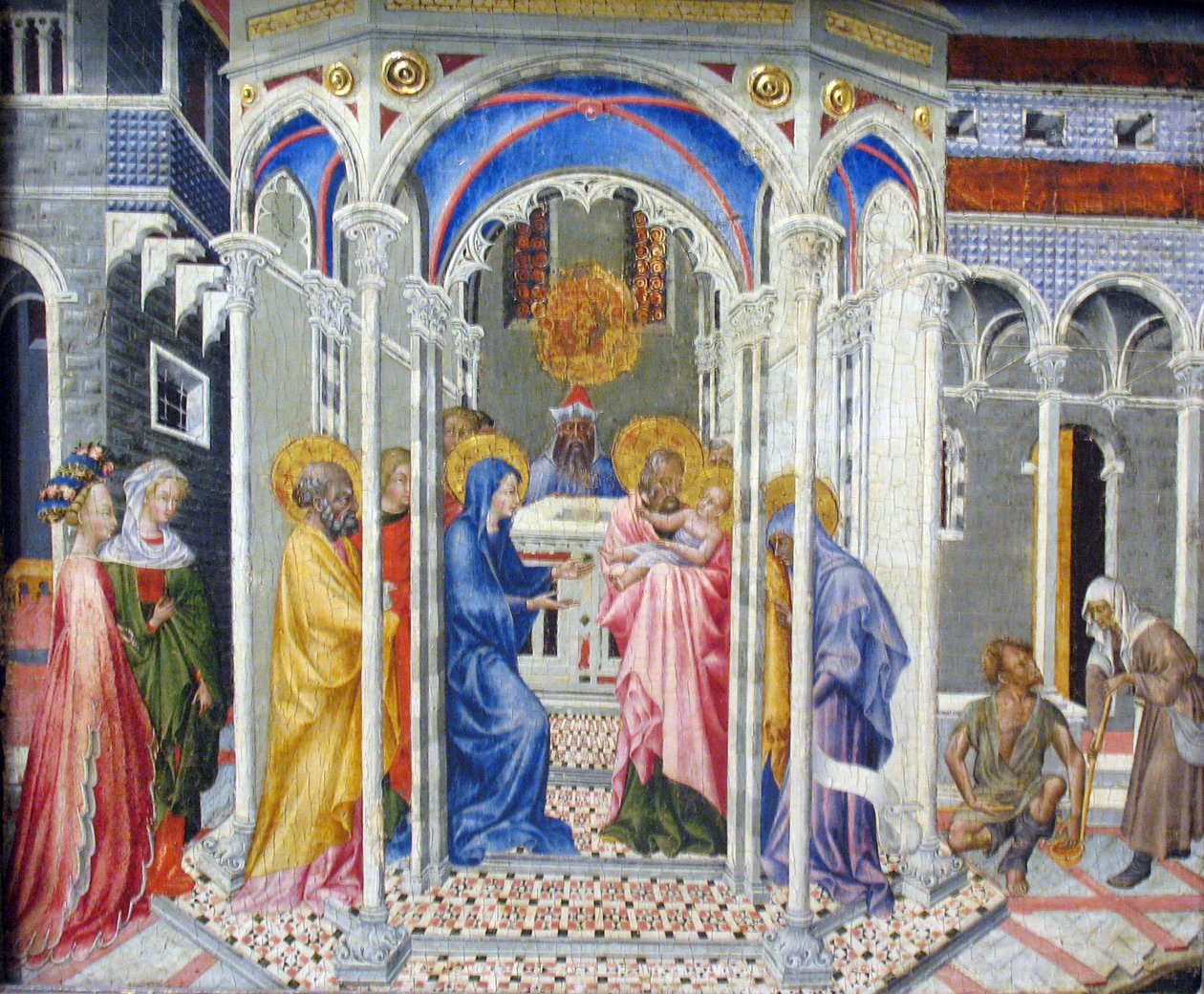 La presentación de Cristo en el Templo de Giovanni di Paolo