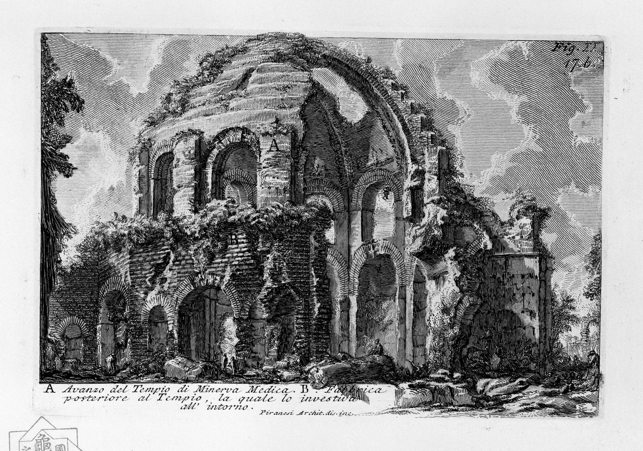 Templo de Minerva Médica de Giovanni Battista Piranesi