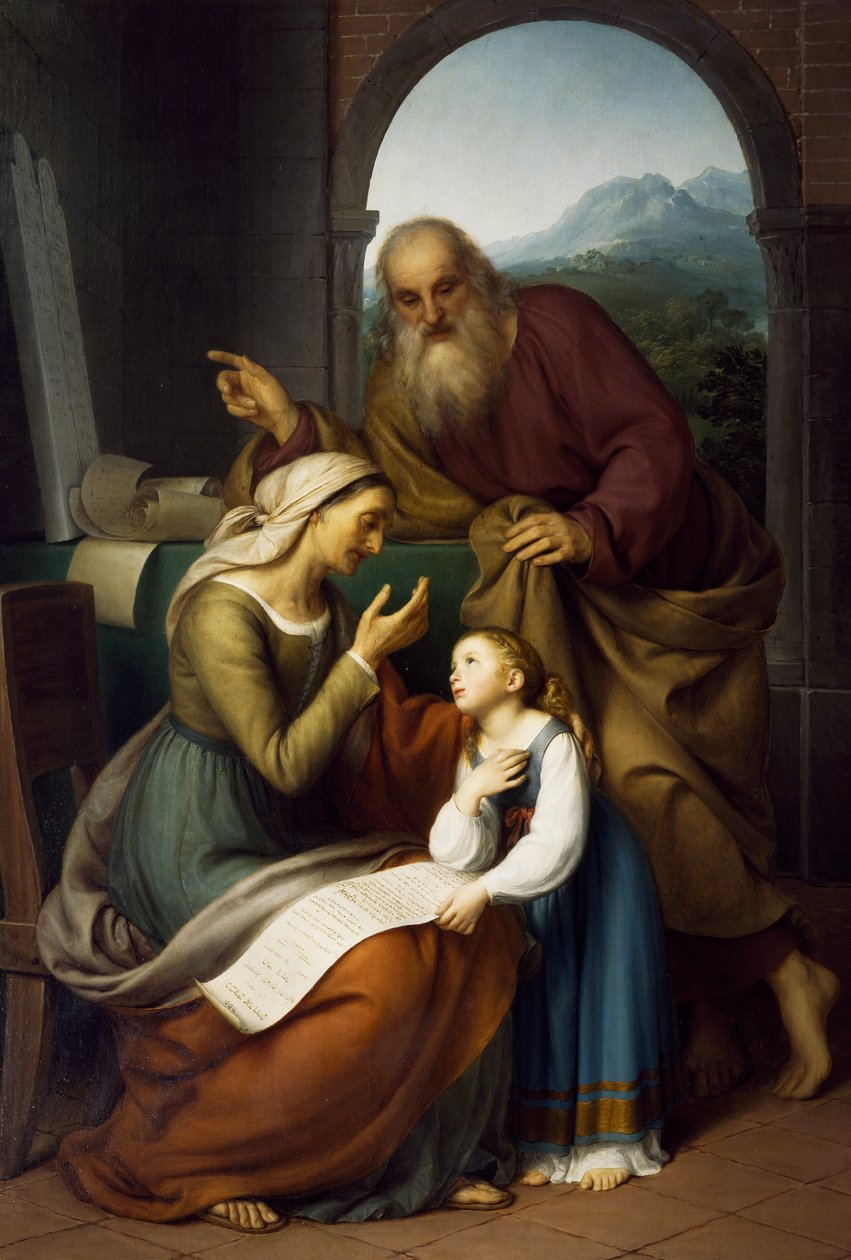 Educación de la Virgen de Giovanni Carnovali