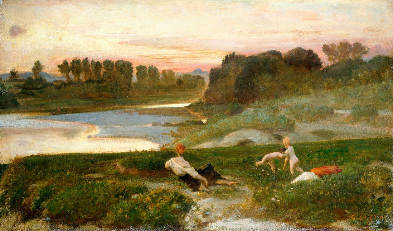 Atardecer en la granja de Giovanni Costa