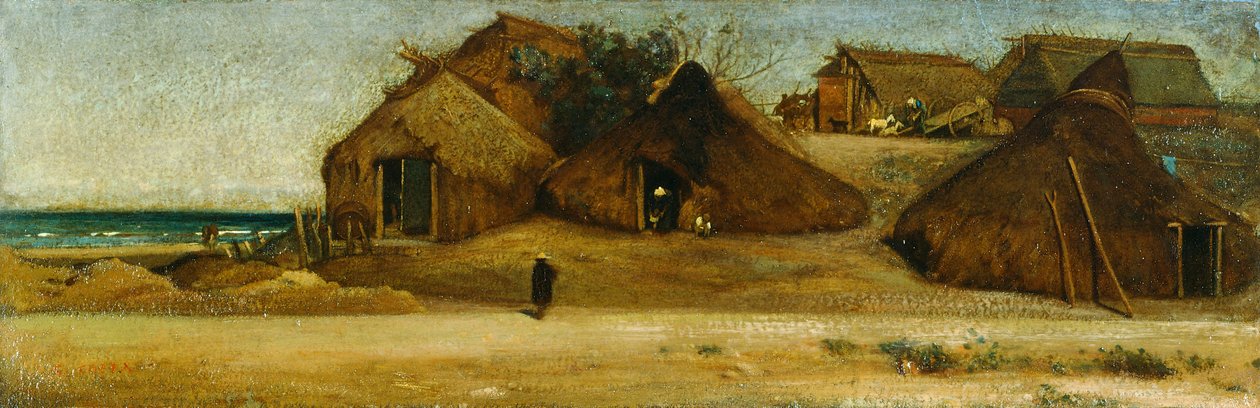 Cabañas de Pescadores en la Playa de Giovanni Costa