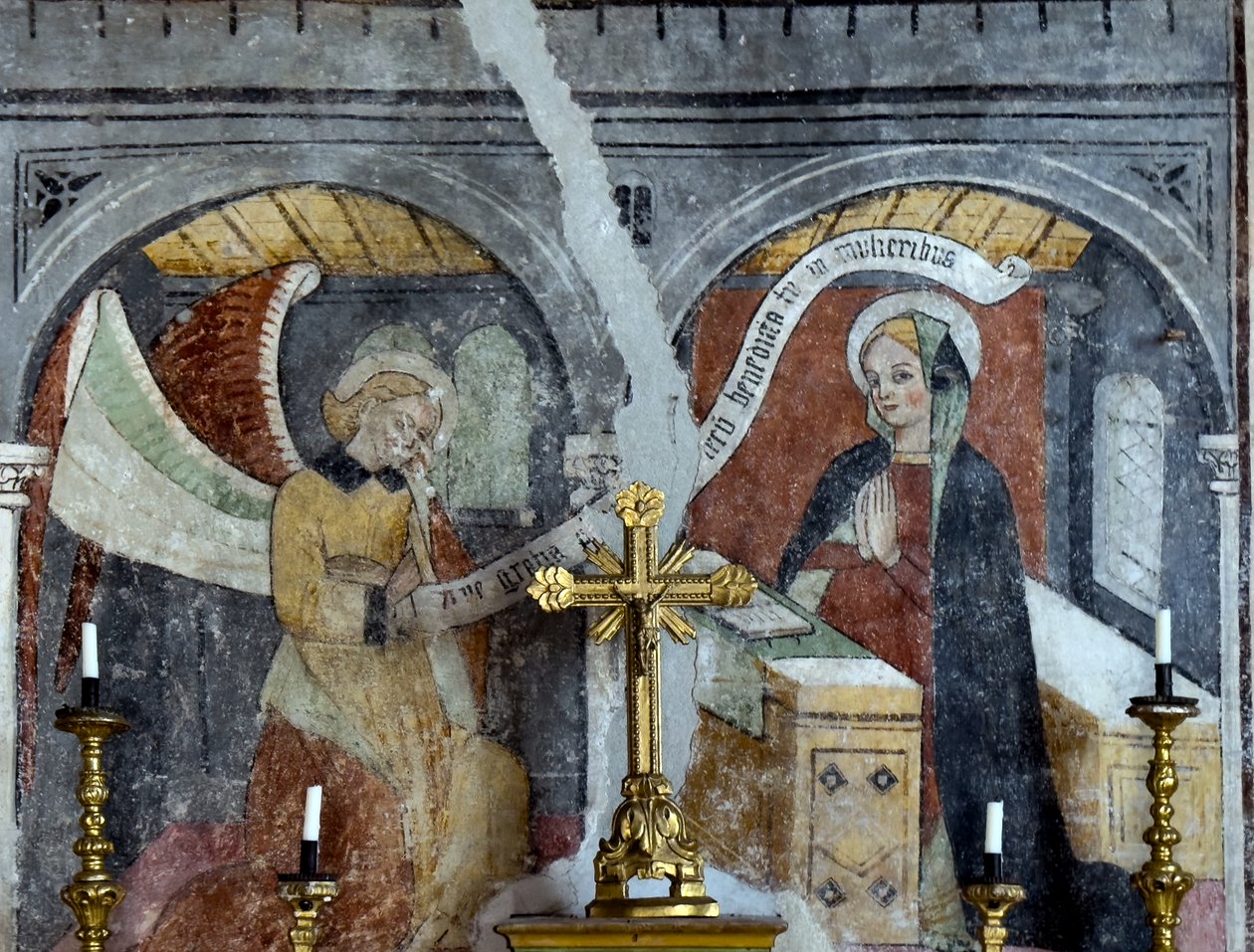 Los frescos de la capilla de la Annonciade, Tende hacia 1470 (fresco) de Giovanni (attr. to) Baleison