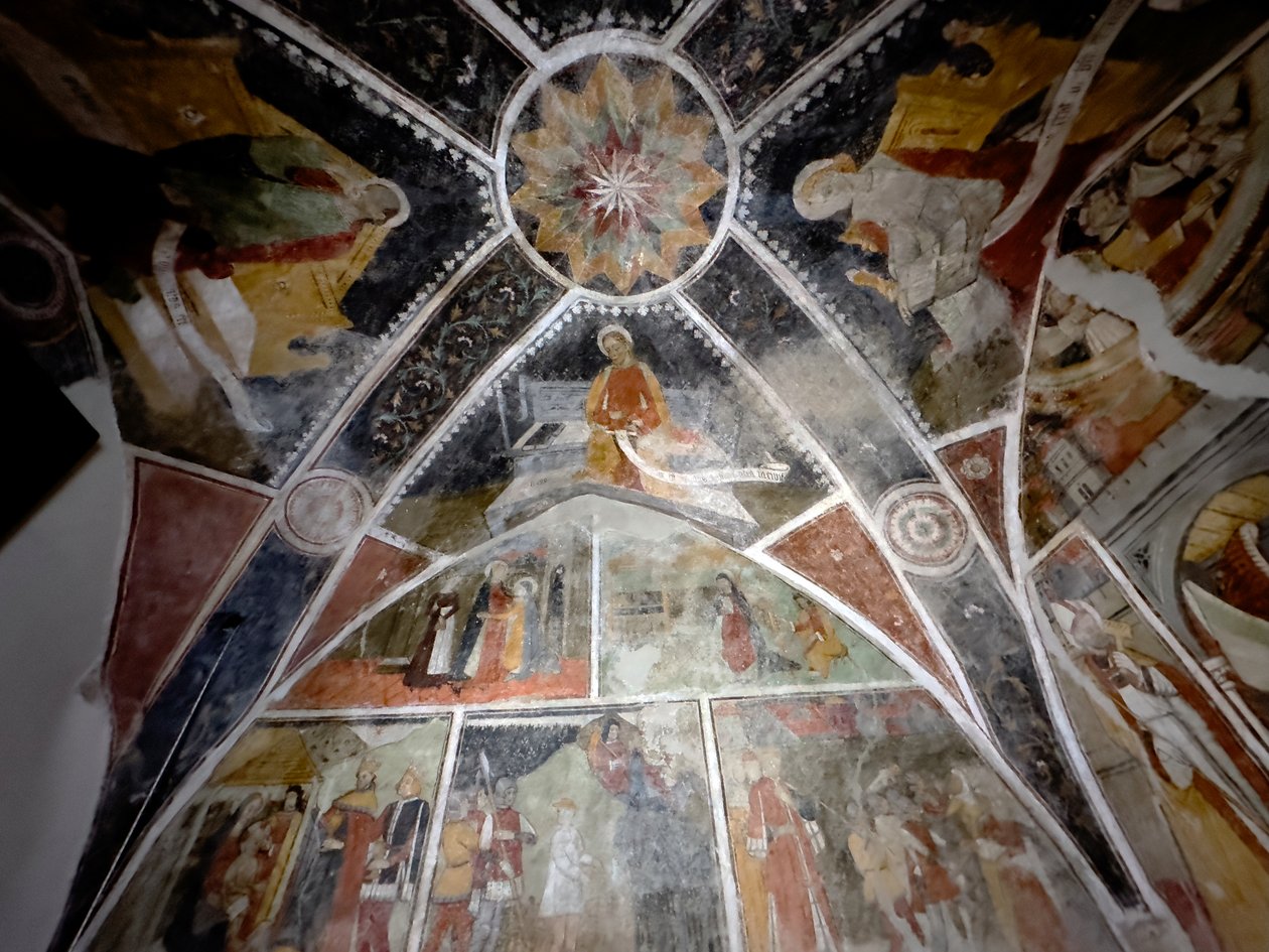 Los frescos de la capilla de la Annonciade, Tende hacia 1470 (fresco) de Giovanni (attr. to) Baleison