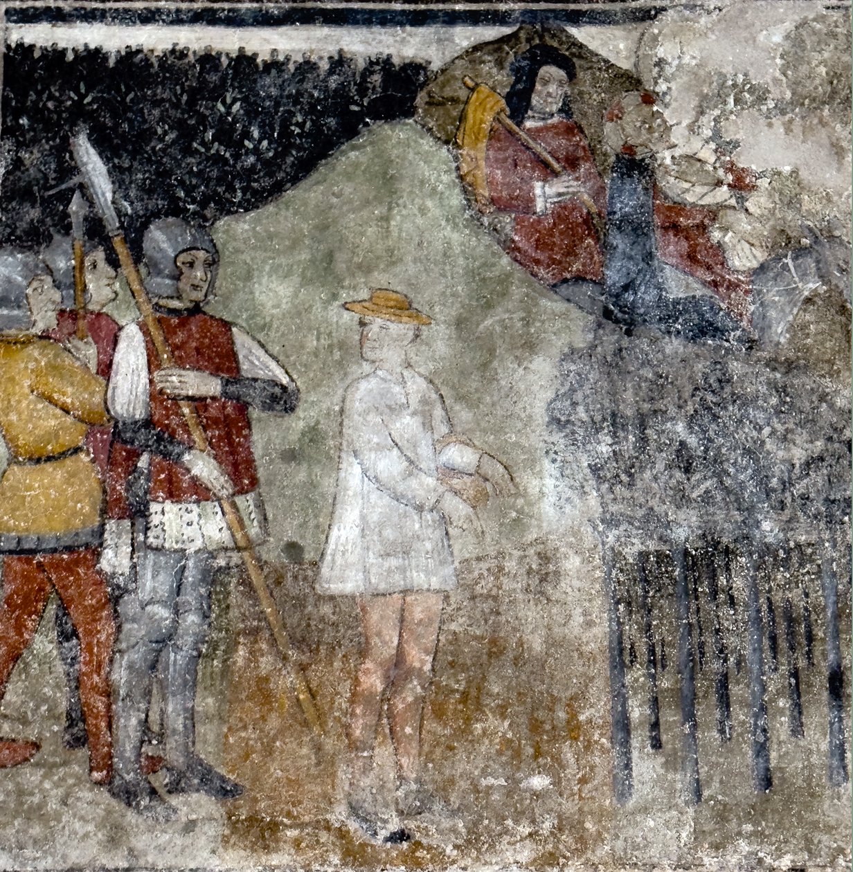 Los frescos de la capilla de la Annonciade, hacia 1470 (fresco) de Giovanni (attr. to) Baleison
