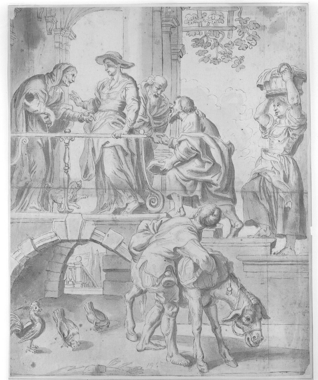 La Visitación de Giovanni Agostino Ratti
