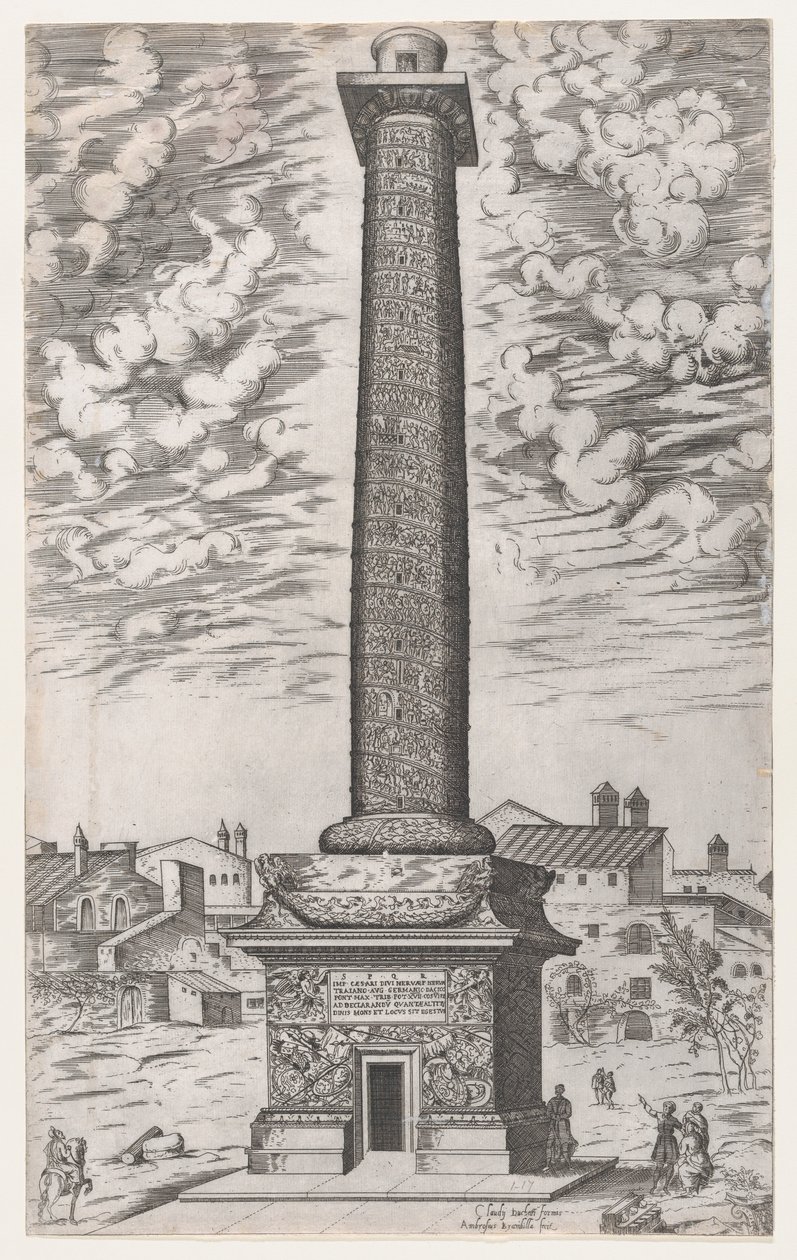 Speculum Romanae Magnificentiae: Columna de Trajano de Giovanni Ambrogio Brambilla