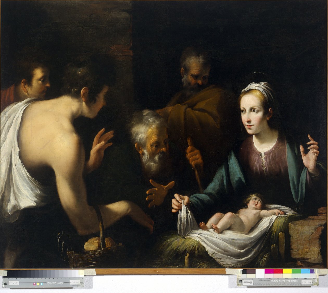 La adoración de los pastores de Giovanni Andrea De Ferrari