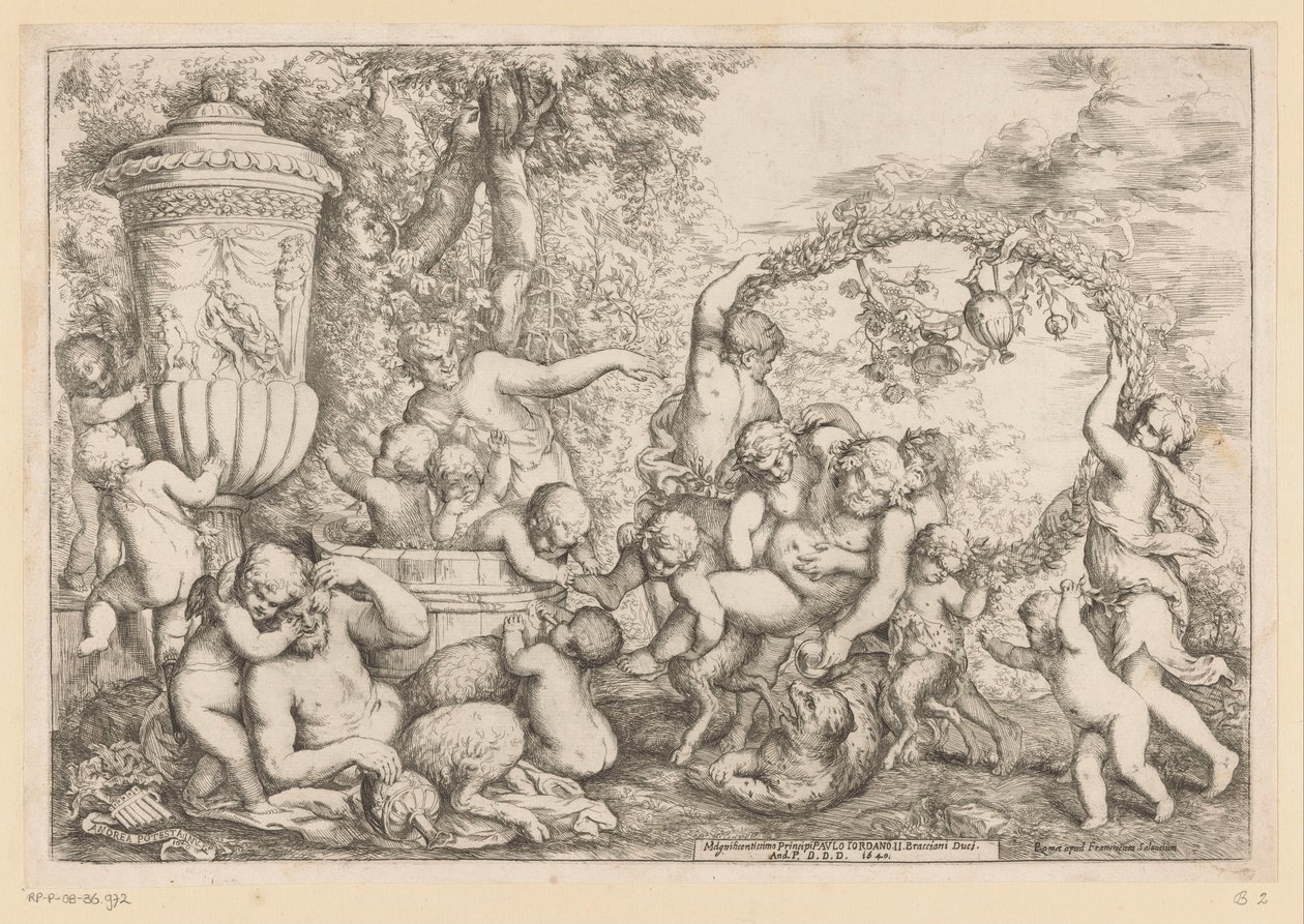 Bacanal conoció a Silenus de Giovanni Andrea Podesta