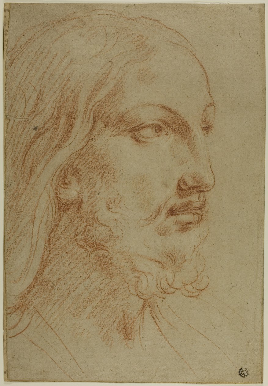 Cabeza de Cristo de Giovanni Andrea Sirani