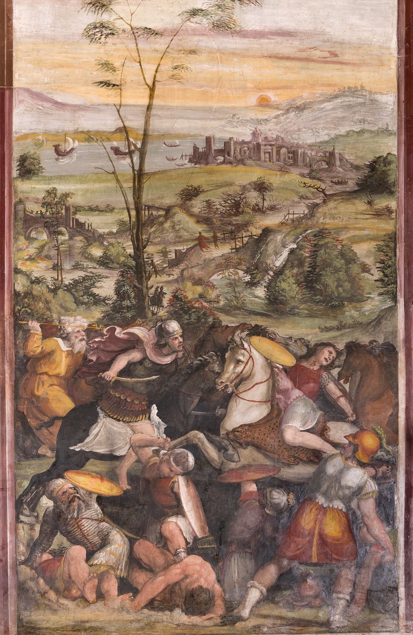 Batalla de Issus de Giovanni Antonio Bazzi Sodoma