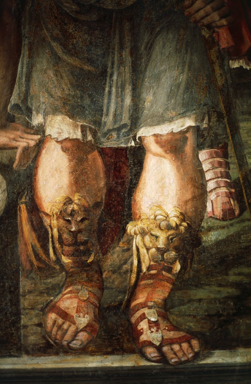 Matrimonio de Alejandro Magno y Roxana (detalle) de Giovanni Antonio Bazzi Sodoma