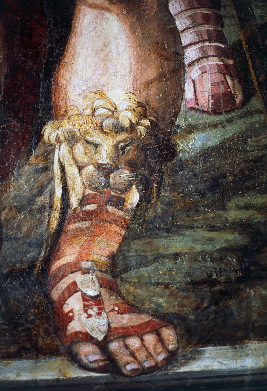 Matrimonio de Alejandro Magno y Roxana (detalle) de Giovanni Antonio Bazzi Sodoma