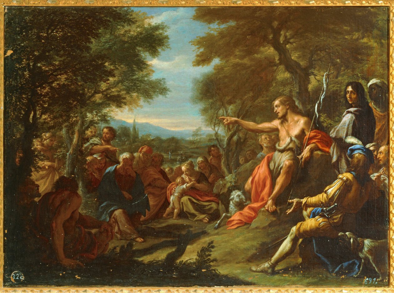 San Juan predicando (pintura) de Giovanni Antonio Bazzi Sodoma