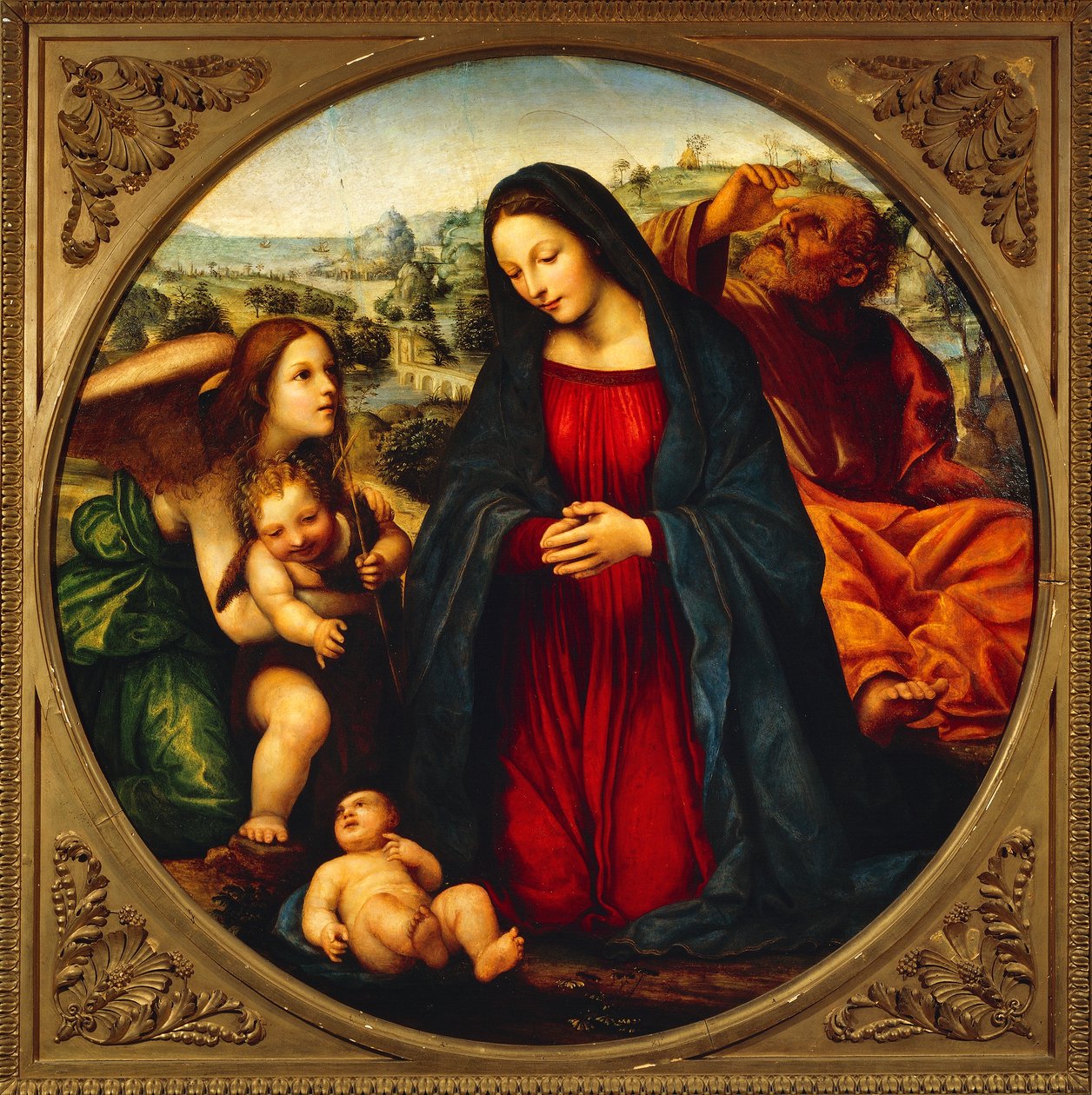La Sagrada Familia, de Giovanni Antonio Bazzi, conocido como Sodoma (1477-1549) de Giovanni Antonio Bazzi Sodoma