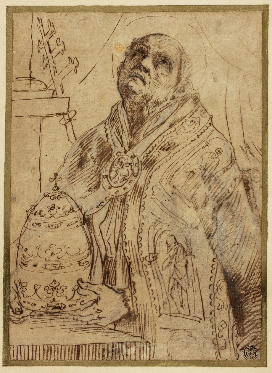 Santo papal de Giovanni Antonio Burrini