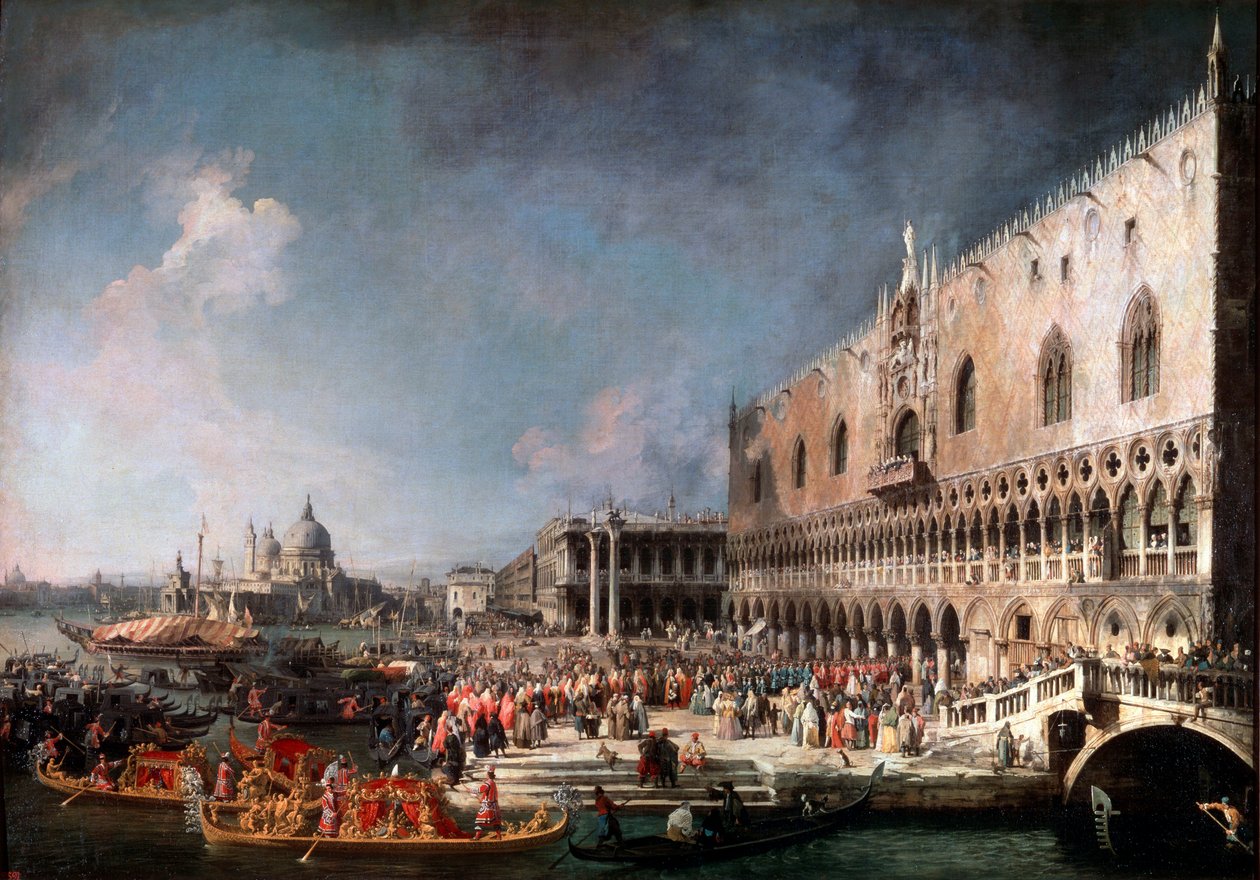 Llegada del embajador francés a Venecia, 1725-1726 de Giovanni Antonio Canal