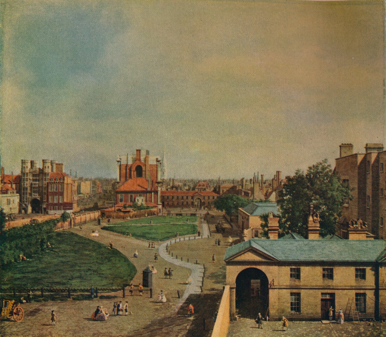 Whitehall desde Richmond House, 1746 de Giovanni Antonio Canal