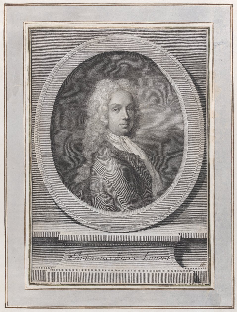 Retrato de Anton Maria Zanetti el Viejo de Giovanni Antonio Faldoni