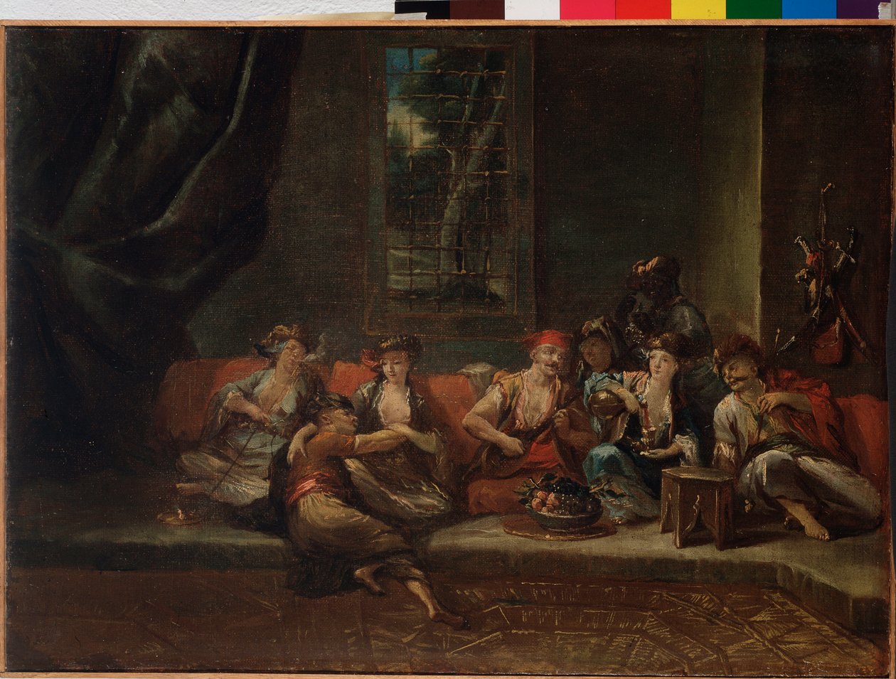 El harén, escena turca de Giovanni Antonio Guardi