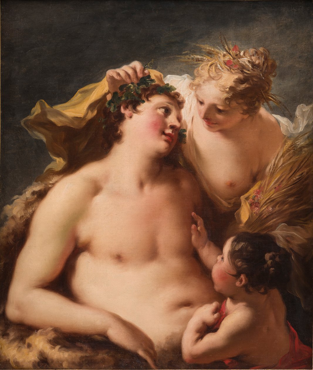 Ceres, Baco y Cupido de Giovanni Antonio Pellegrini