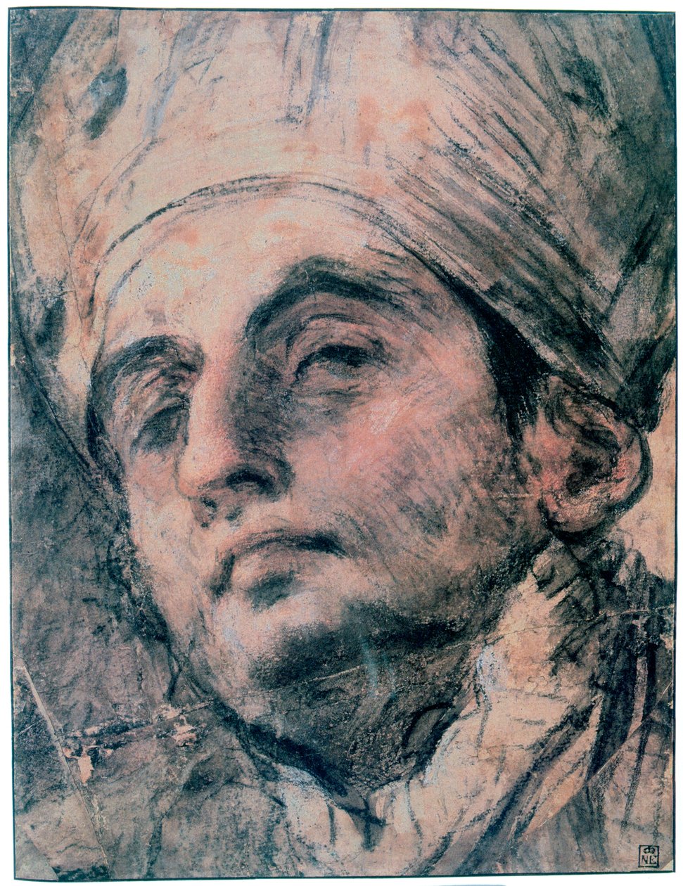Estudio de retrato, c1676-1727 de Giovanni Antonio Pellegrini