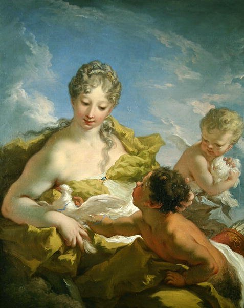 Venus y Cupido de Giovanni Antonio Pellegrini