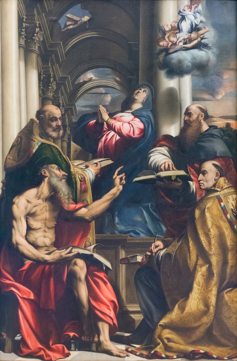 Disputa sobre la Inmaculada Concepción de Giovanni Antonio Pordenone