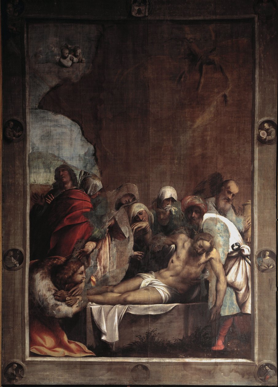 La deposición de Cristo de Giovanni Antonio Pordenone