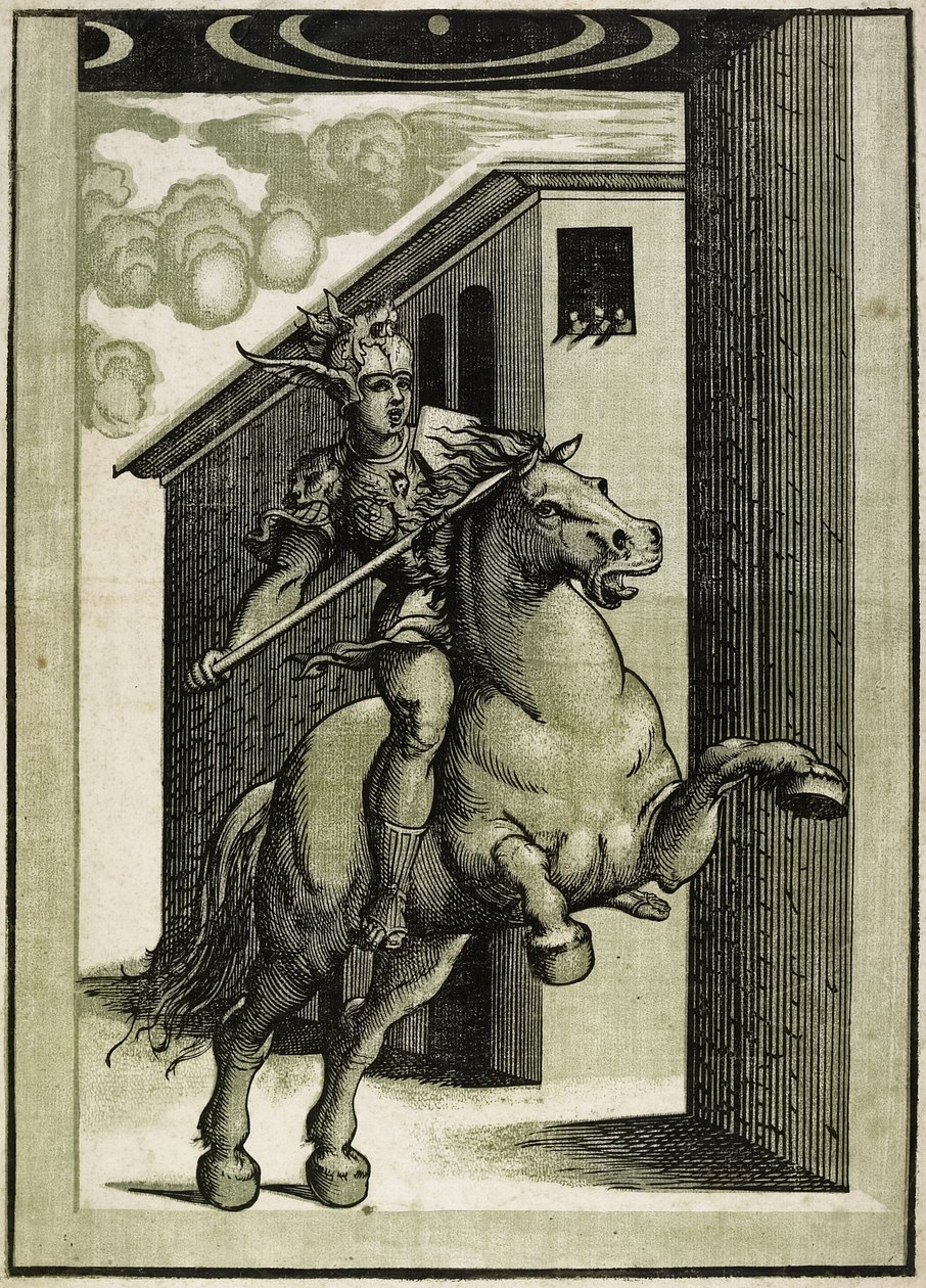 Marcus Curtius, c.1540 de Giovanni Antonio Pordenone
