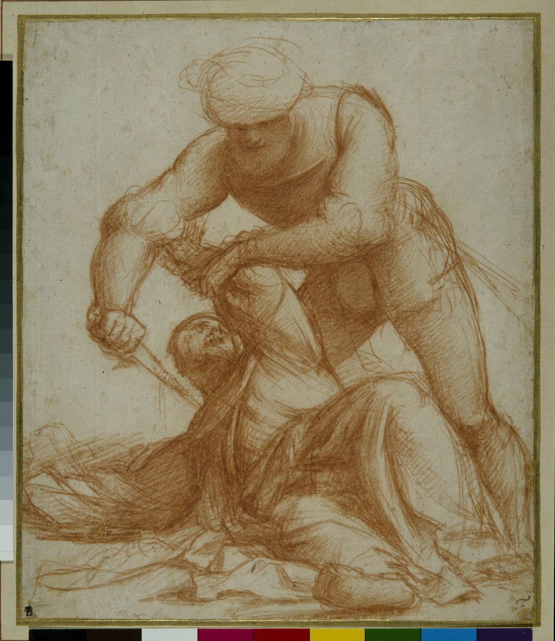 Estudio del martirio de San Pedro Mártir de Giovanni Antonio Pordenone