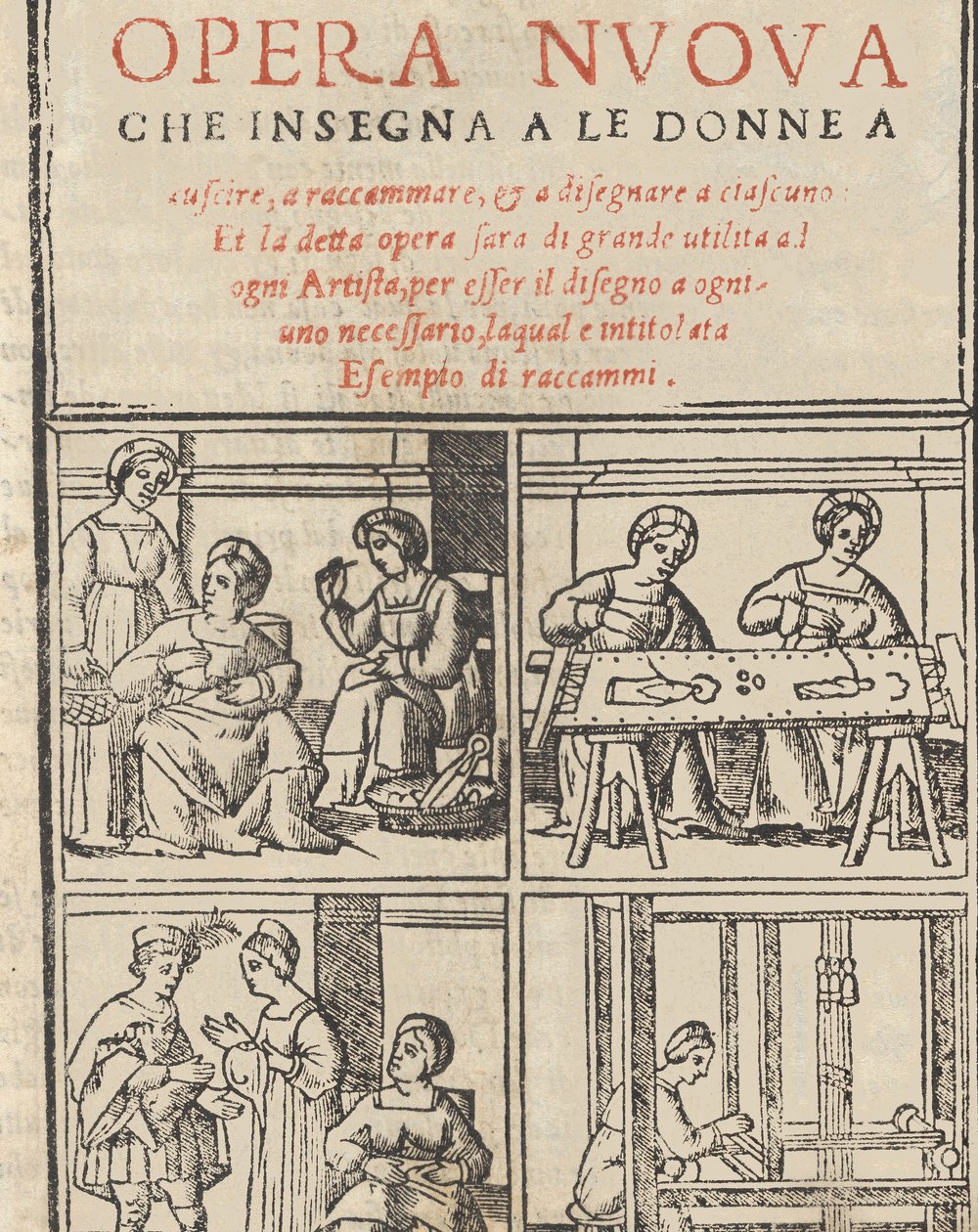 Essempio di recammi, 1530 de Giovanni Antonio Tagliente