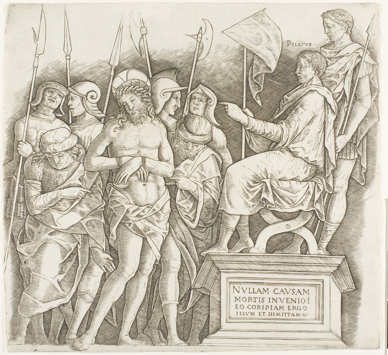 Cristo ante Pilatos de Giovanni Antonio da Brescia