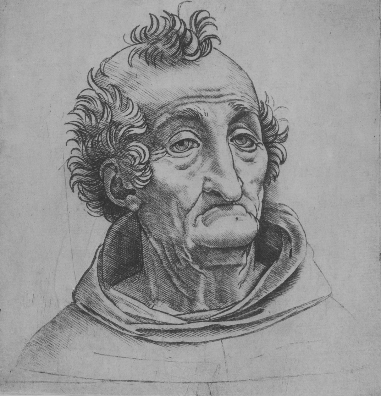 Cabeza de un anciano, ca. 1490-1525 de Giovanni Antonio da Brescia