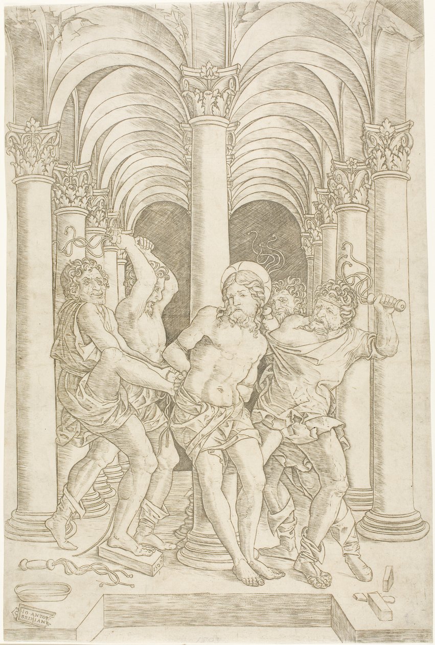 La Flagelación de Giovanni Antonio da Brescia
