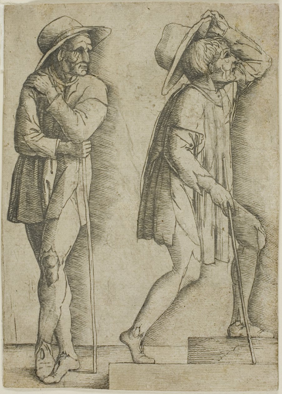 Dos campesinos de Giovanni Antonio da Brescia