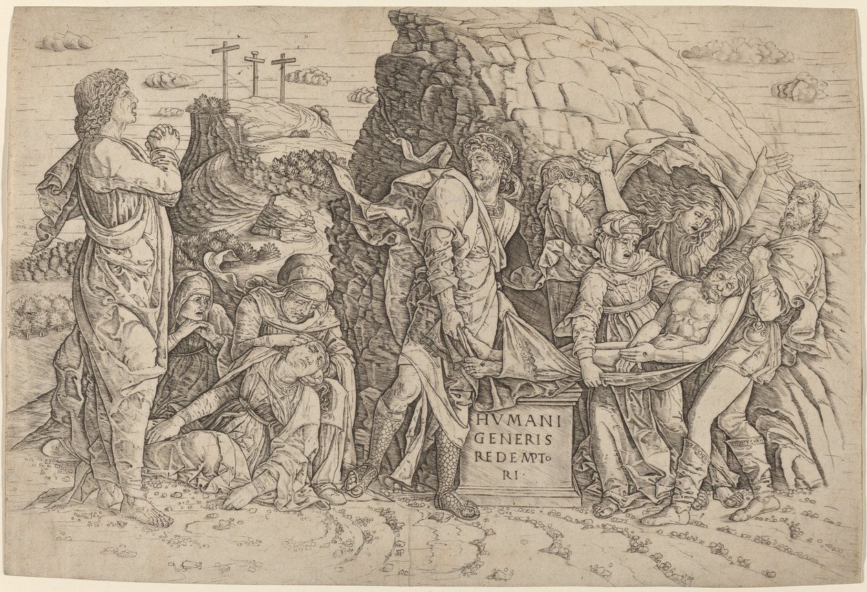 El Entierro de Giovanni Antonio da Brescia, after Andrea Mantegna
