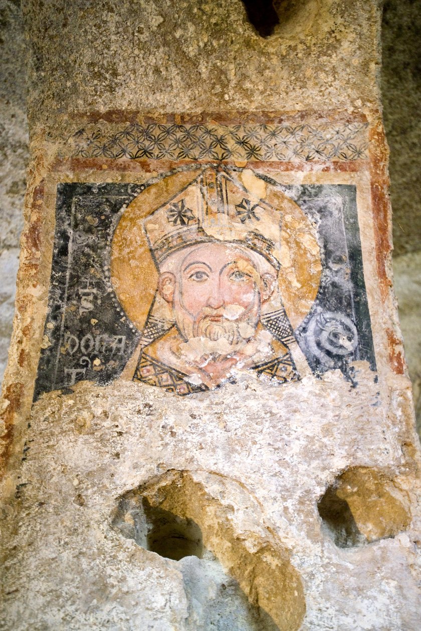 Fresco, iglesia rocosa, Convicinio di Sant