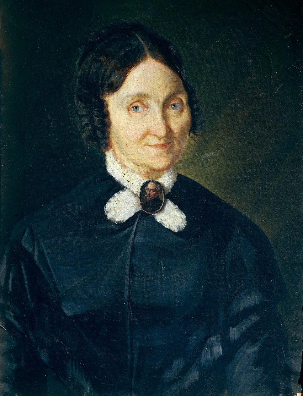 Retrato de Doña Tecla Antonini de Laska por Giovanni Baccarlino, óleo sobre lienzo, 47x63 cm de Giovanni Baccarlino