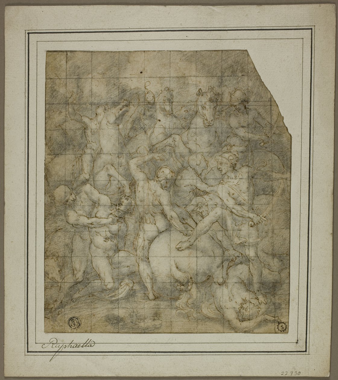 Escena de batalla de Giovanni Balducci