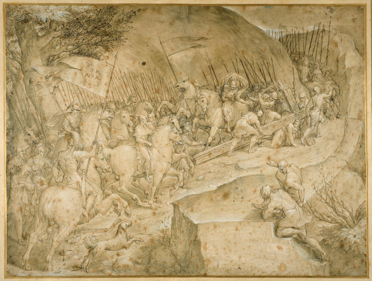 El camino al Calvario de Giovanni Battista  Castello