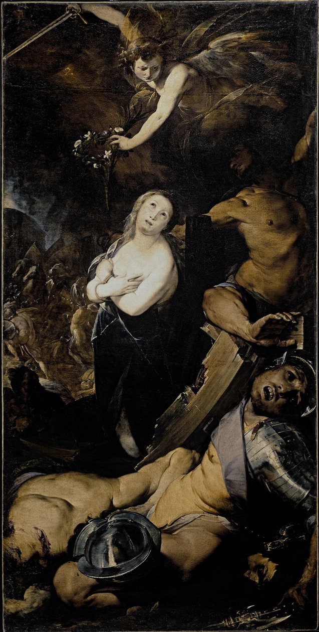 El martirio de Santa Catalina de Giovanni Battista  Crespi