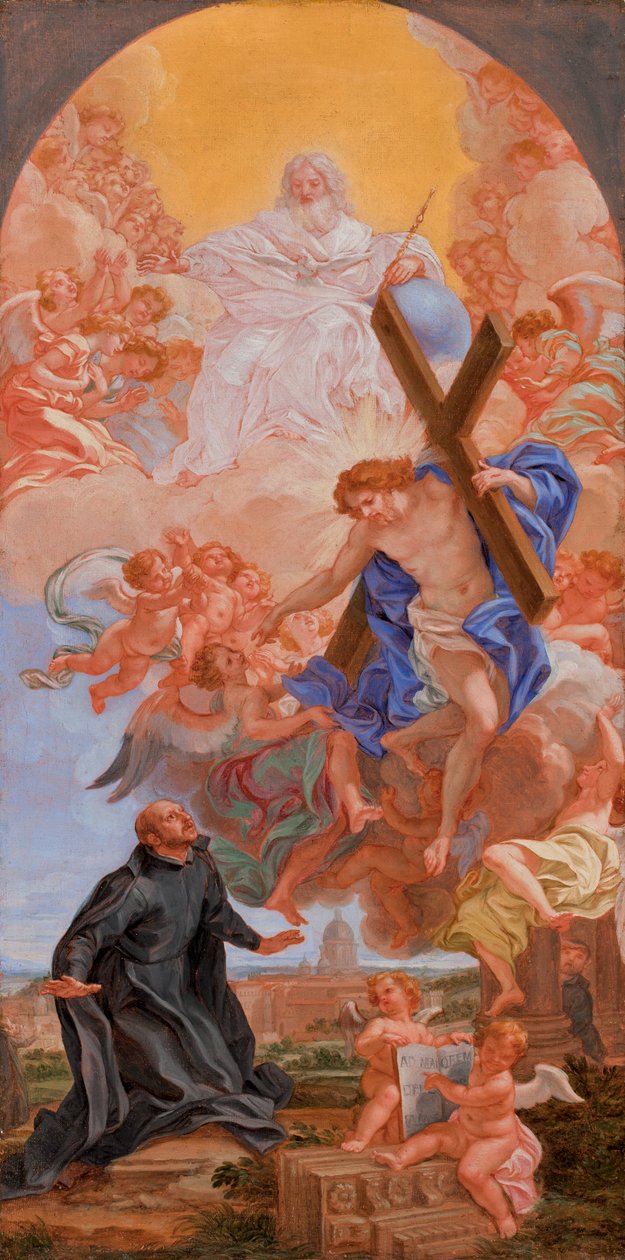 La visión de San Ignacio de Giovanni Battista (1639 1709) Gaulli
