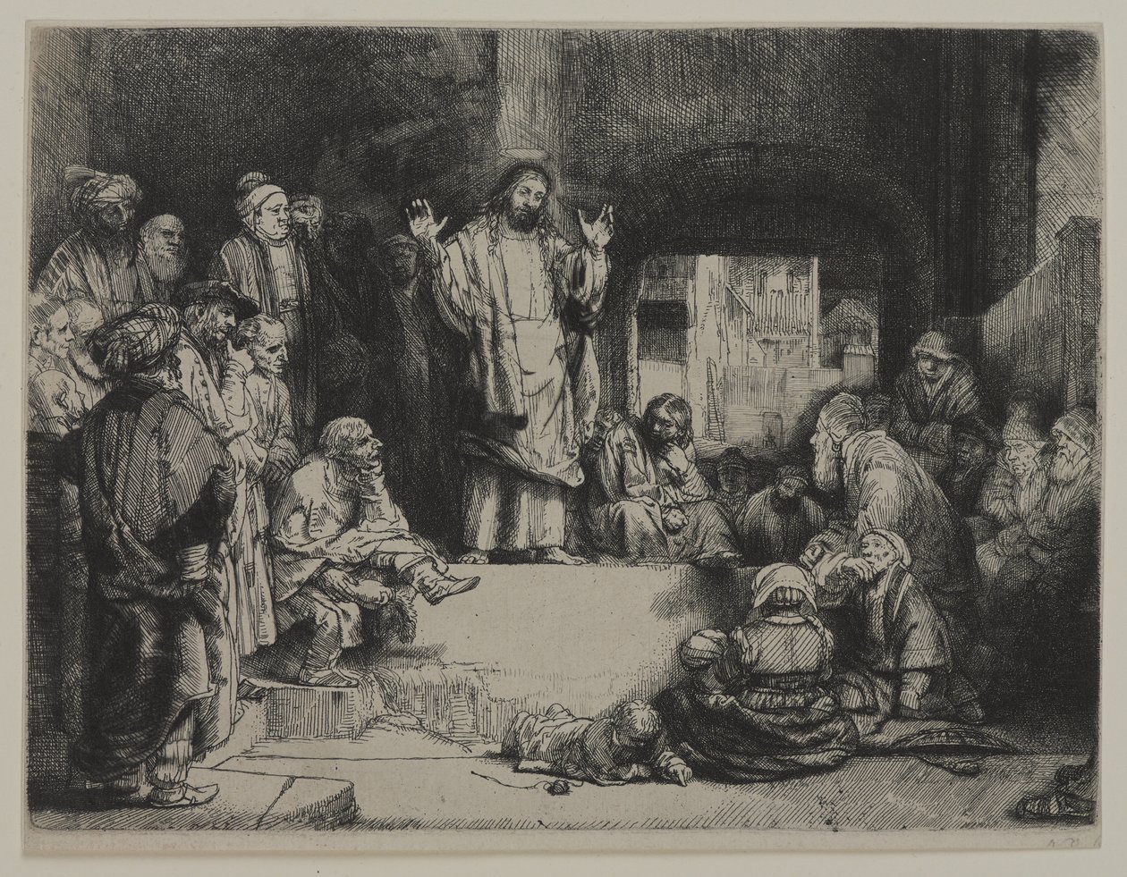 Cristo Predicando (La Petite tombe), c.1652 de Giovanni Battista Tiepolo